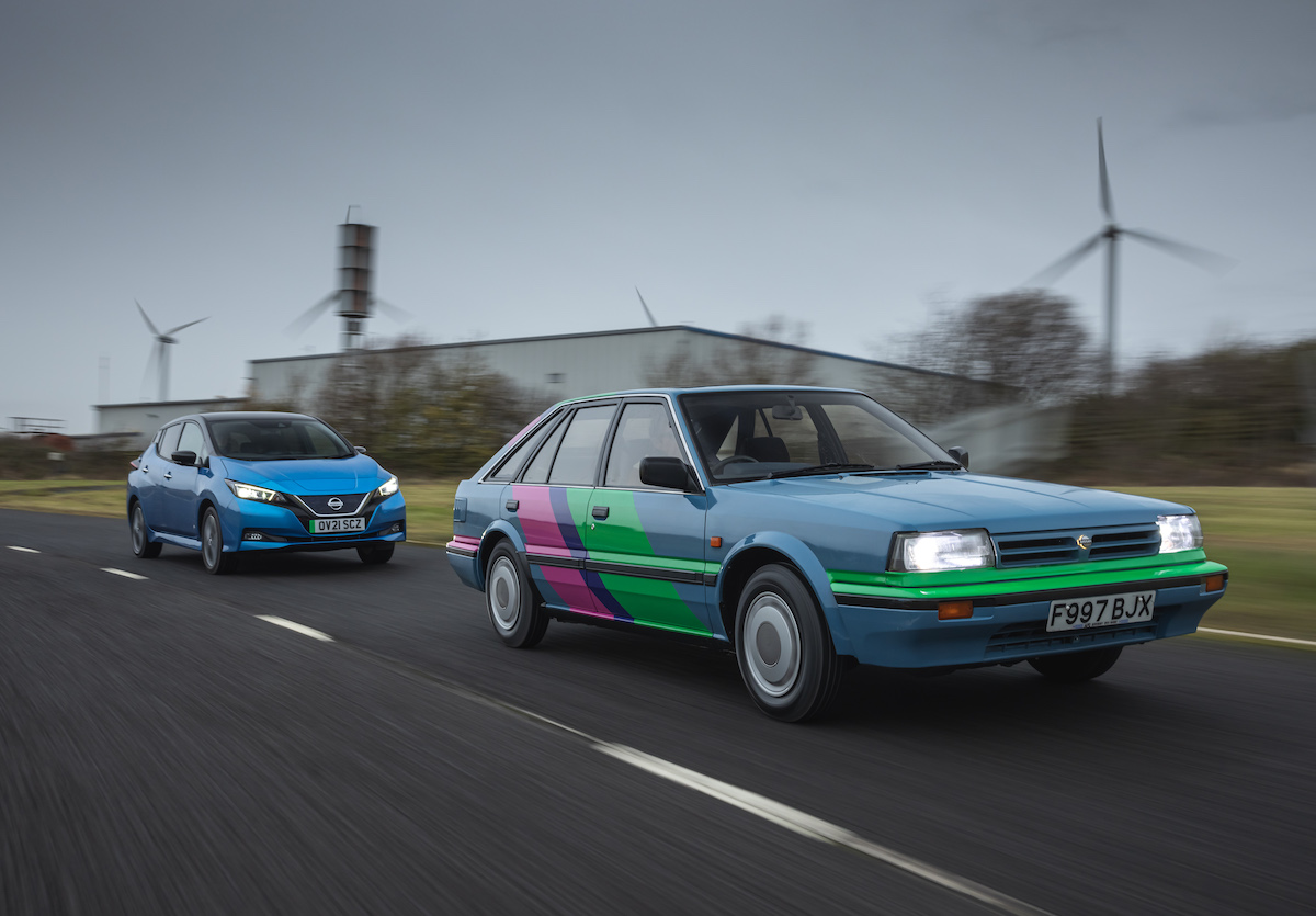 Nissan festeggia lo stabilimento Sunderland con una Bluebird 100% elettrica Nissan festeggia lo stabilimento Sunderland con una Bluebird 100% elettrica