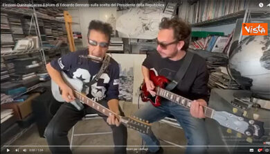 Ecco il blues di Edoardo Bennato sulla scelta del Presidente. VIDEO