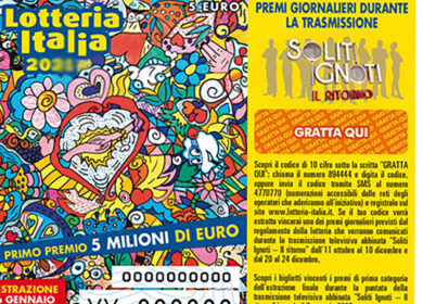 Lotteria Italia 2022, ecco i 165 biglietti vincenti: premi per 16 milioni