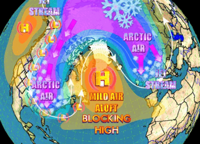 Meteo, gelo record e neve. Impazzito l’Indice NAO. Clamoroso