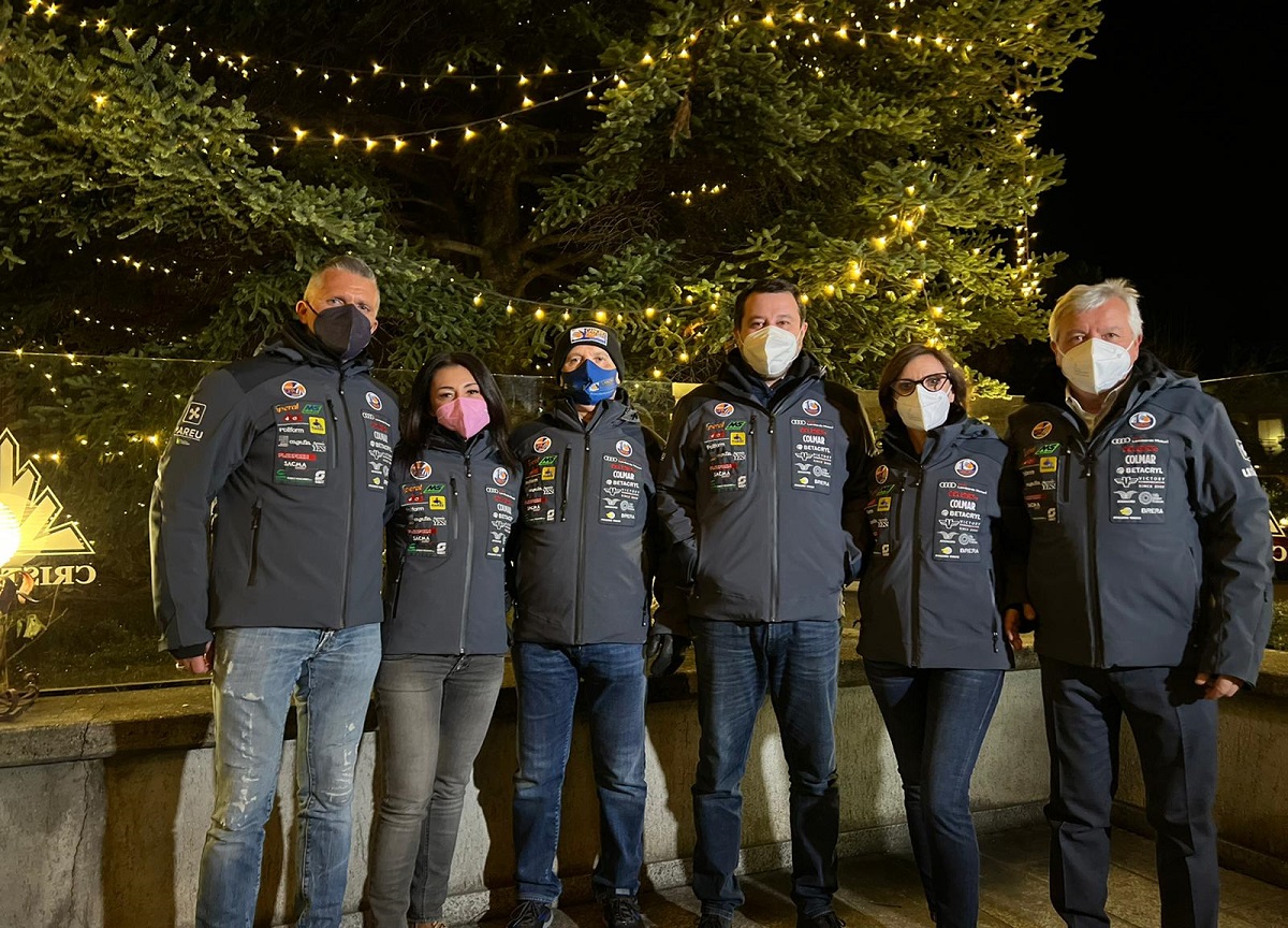 Salvini si rilassa sulle nevi di Bormio. FOTO