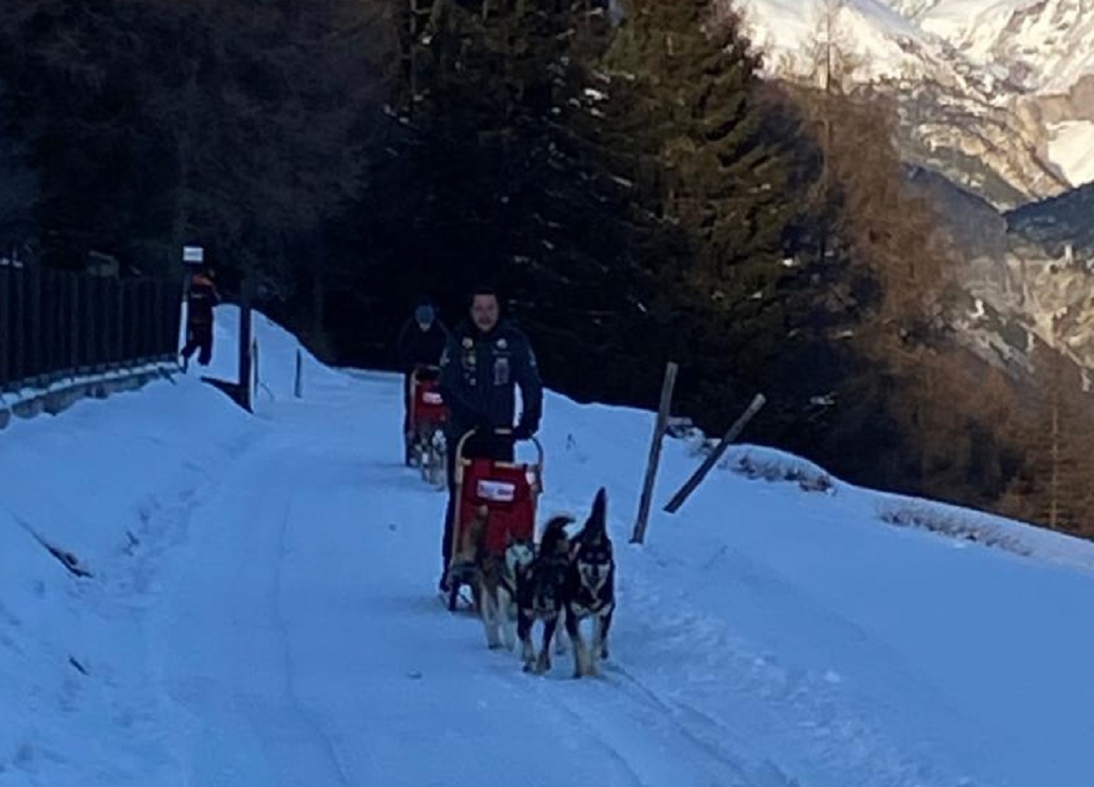 Salvini si rilassa sulle nevi di Bormio. FOTO