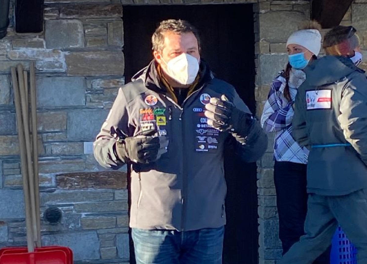 Salvini si rilassa sulle nevi di Bormio. FOTO