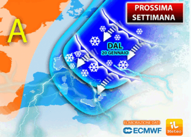 Meteo, freddissimo dalla Russia. Neve al Centro-Sud e poi al Nord. Svolta