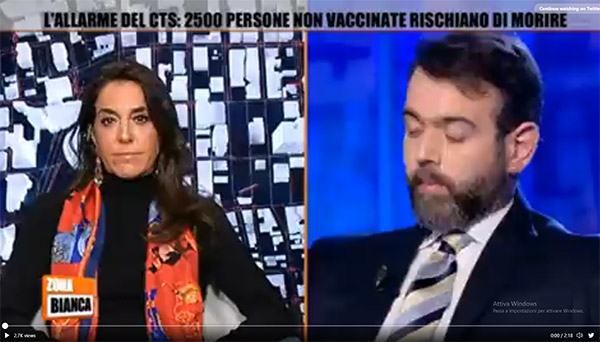Vaccini, rissa tra Licia Ronzulli (FI) e il giornalista Borgonovo. VIDEO Vaccini, rissa tra Licia Ronzulli (FI) e il giornalista Borgonovo. VIDEO