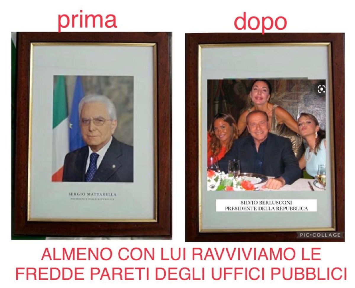 Berlusconi sogna il Quirinale, i social e la rete si scatenano Berlusconi sogna il Quirinale, i social e la rete si scatenano
