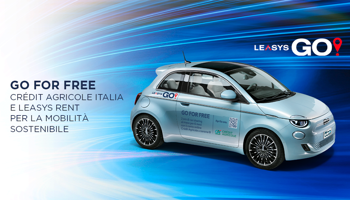 Crédit Agricole Italia e Leasys Rent per la mobilità sostenibile Crédit Agricole Italia e Leasys Rent per la mobilità sostenibile