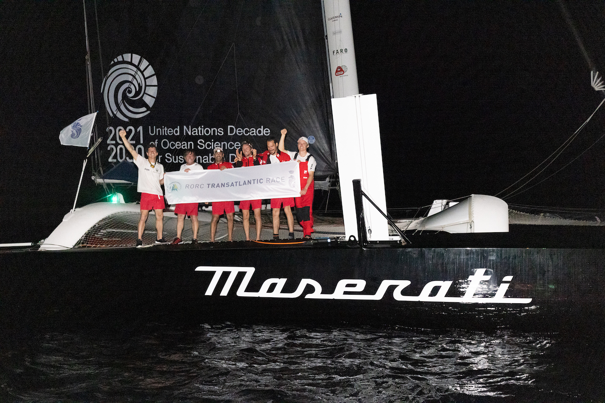 Maserati Multi70 e Soldini primi al traguardo della RORC Transatlantic Race Maserati Multi70 e Soldini primi al traguardo della RORC Transatlantic Race