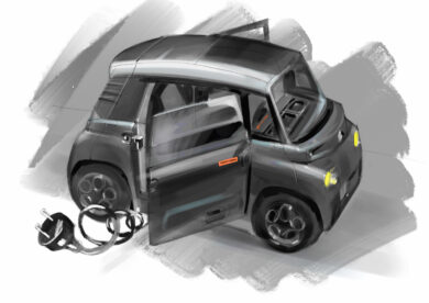 Citroën AMI ha ispirato la creatività dello stilista italiano Massimo Alba