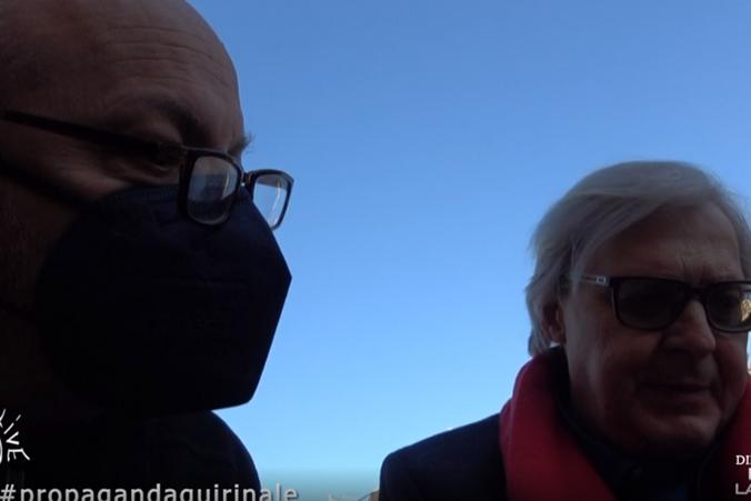Quirinale, Operazione scoiattolo, la telefonata di Vittorio Sgarbi a…