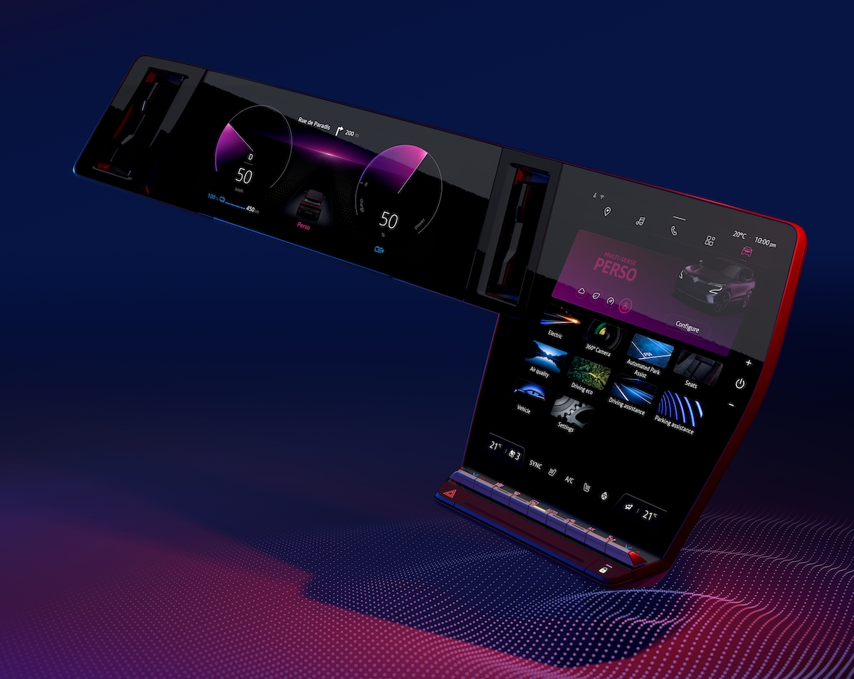 Su nuova Renault Megane E-Tech il più innovativo dei display