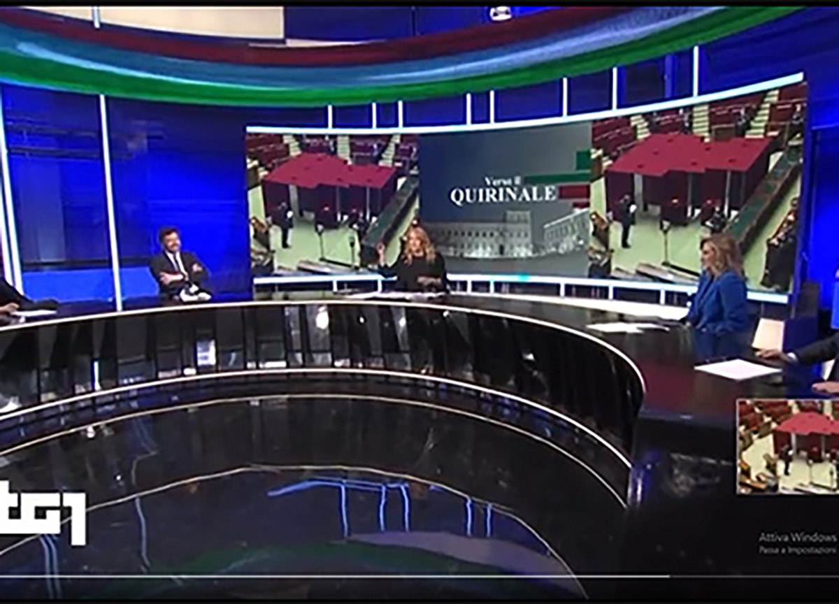 Quirinale, “da Mentana nemmeno una donna”, imbarazzo Maggioni su Rai 1. VIDEO Quirinale, “da Mentana nemmeno una donna”, imbarazzo Maggioni su Rai 1. VIDEO
