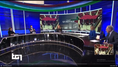 Quirinale, “da Mentana nemmeno una donna”, imbarazzo Maggioni su Rai 1. VIDEO