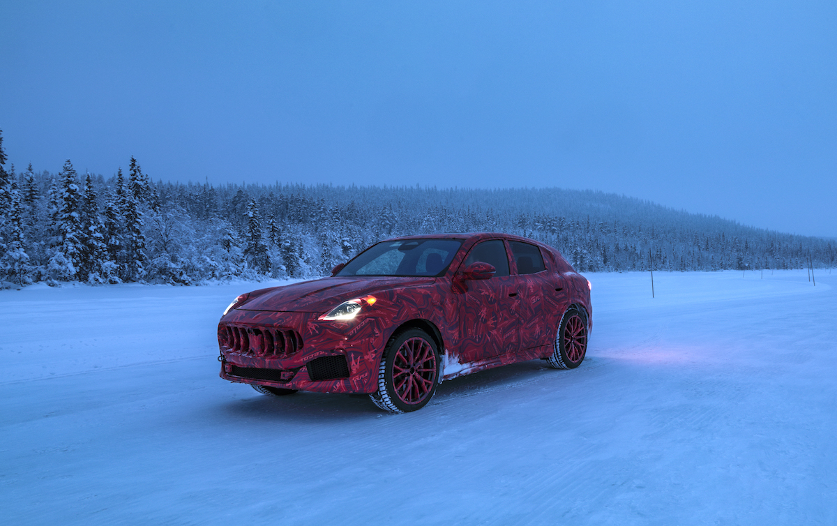 Maserati Grecale, ultimi test estremi nelle radure svedesi