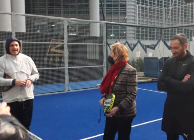 Si vince giocando in squadra. Letizia Moratti con Vieri e Zambrotta