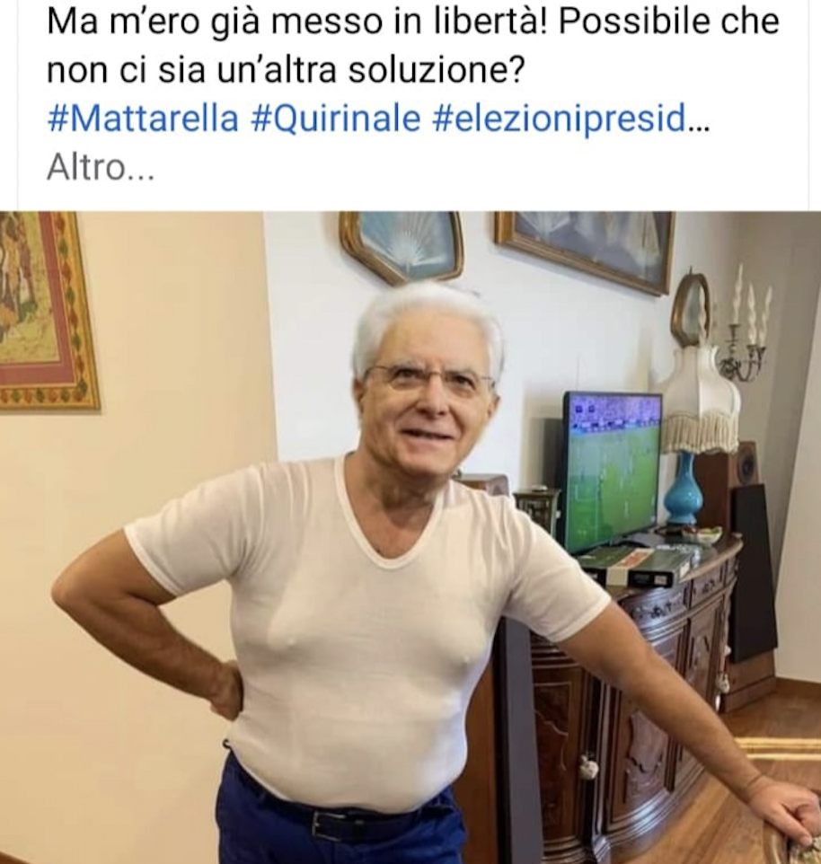 Quirinale, Mattarella-Baglioni: “Io me ne andrei”. Il web si scatena ancora Quirinale, Mattarella-Baglioni: “Io me ne andrei”. Il web si scatena ancora