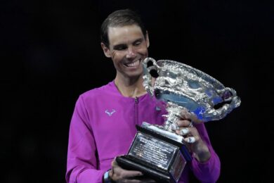 Australian Open, Nadal leggendario: 21° Slam. Complimenti da Federer-Djokovic