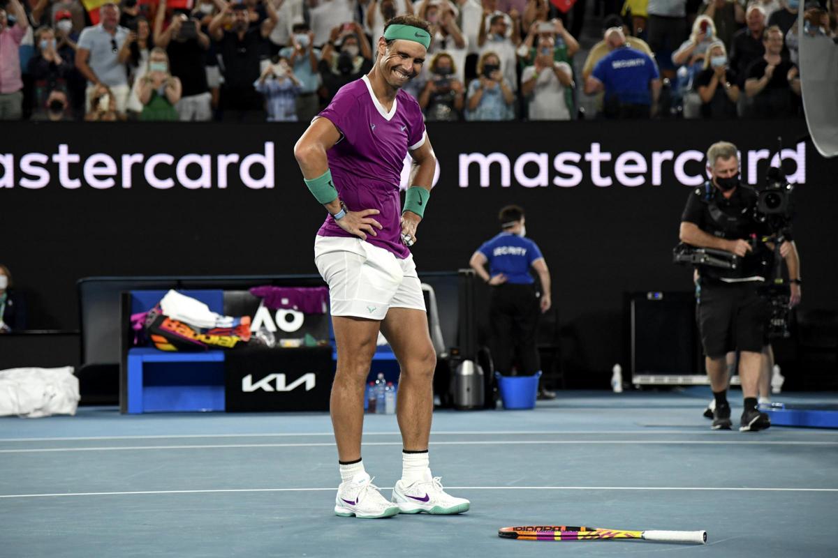 Australian Open, Nadal leggendario: 21° Slam. Complimenti da Federer-Djokovic