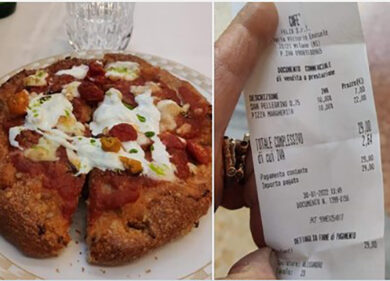 Cracco, bufera sulla pizza da 29 euro: “La crisi?”, “Se vi rode non andateci”