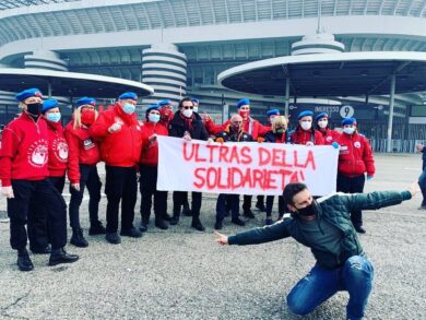 Derby della Solidarietà, ultras Milan-City Angels in campo per i senzatetto