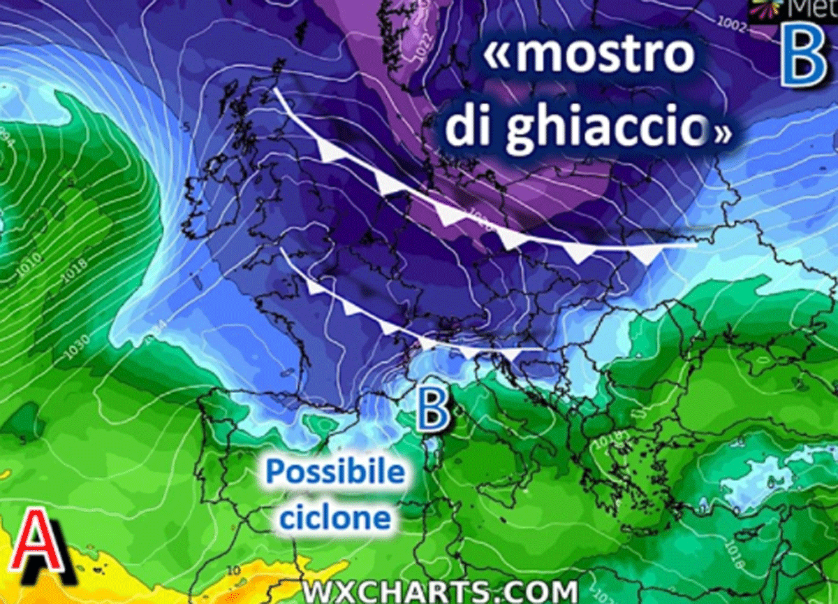Meteo neve, clamoroso: a febbraio il “mostro di ghiaccio” sull’Italia Meteo neve, clamoroso: a febbraio il “mostro di ghiaccio” sull’Italia