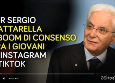 Quirinale, Socialcom: per Mattarella boom consensi tra giovani di TikTok e…