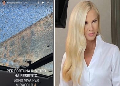 Vento a Milano, Federica Panicucci sui social: “Viva per miracolo”