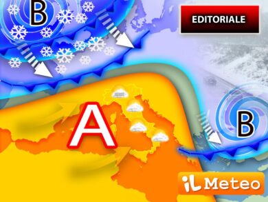 Meteo, torna la neve sull’Italia (a bassa quota). San Valentino gelido