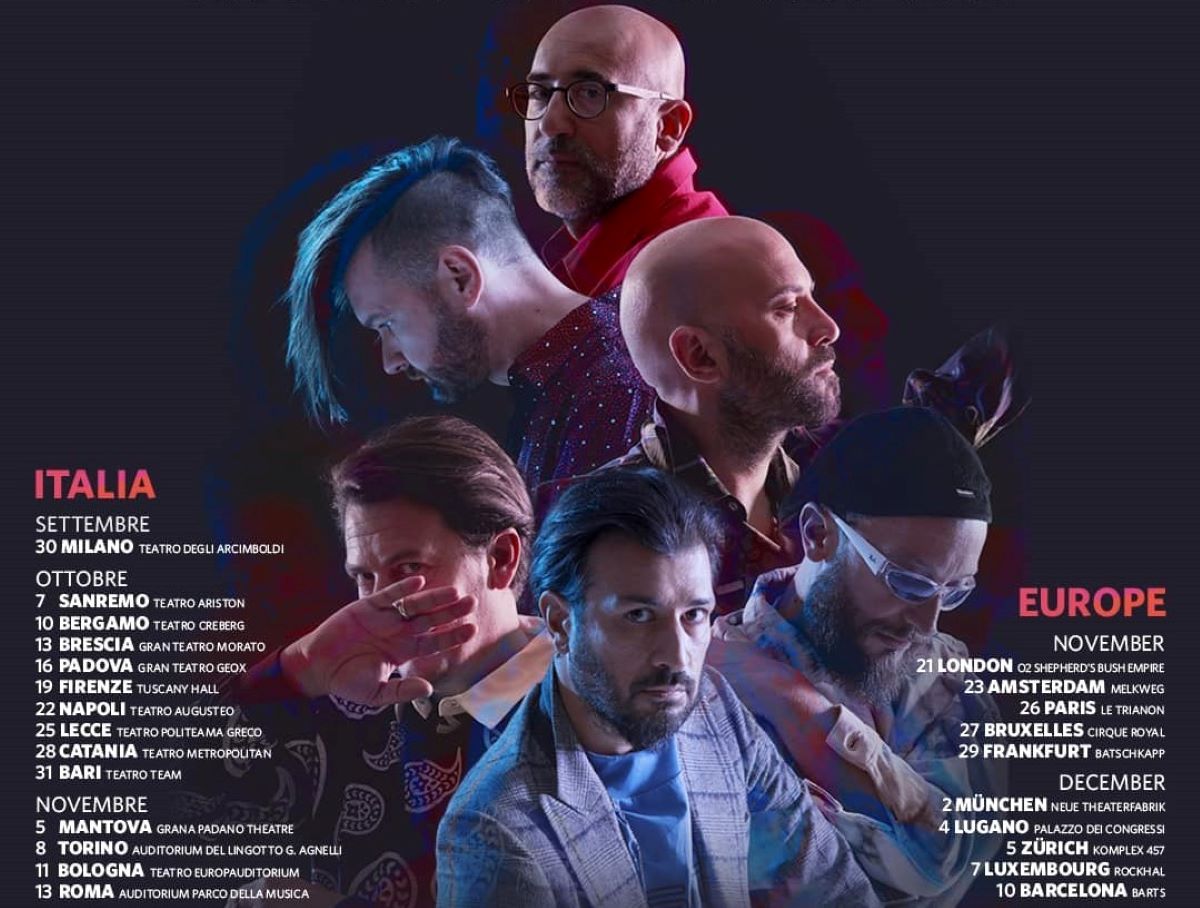 Negramaro, concerti 2022: date e città del nuovo tour in Italia e in Europa