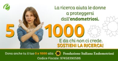Endometriosi: via alla campagna per sostenere la ricerca con il 5X1000