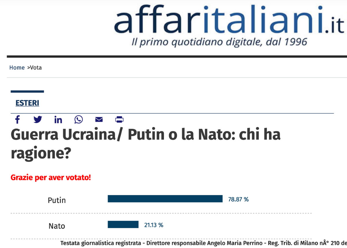 Sondaggio affari Sondaggio affari