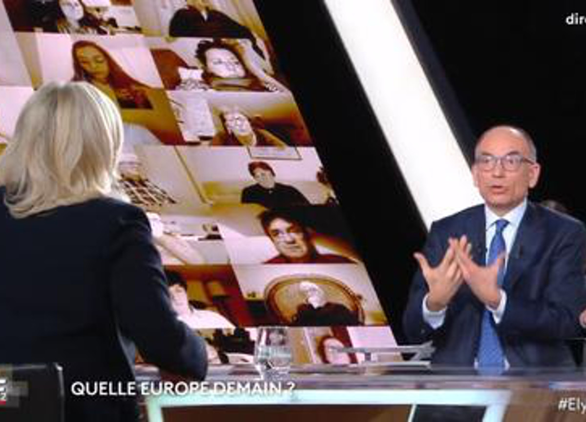 Pd, Letta duello tv con Le Pen: “Sei amica di Putin”. Lei: “Salvini è con me”