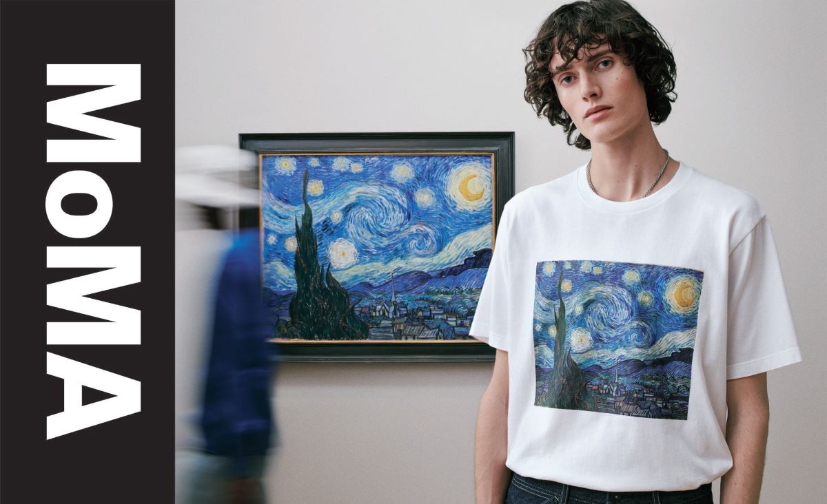 Uniqlo e MoMa di New York lanciano una collezione di T-shirt dedicata all’arte