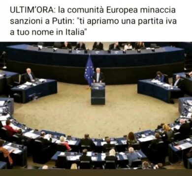 Sanzioni a Putin? Aprirgli una partita iva in Italia. L’ironia social