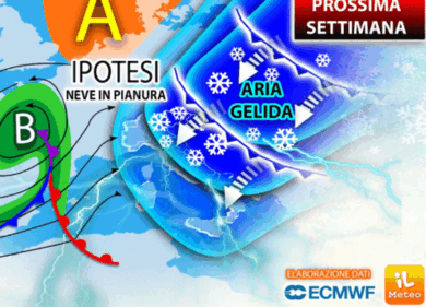 Meteo, gelo dalla Russia. Altro che primavera, neve in pianura al Nord