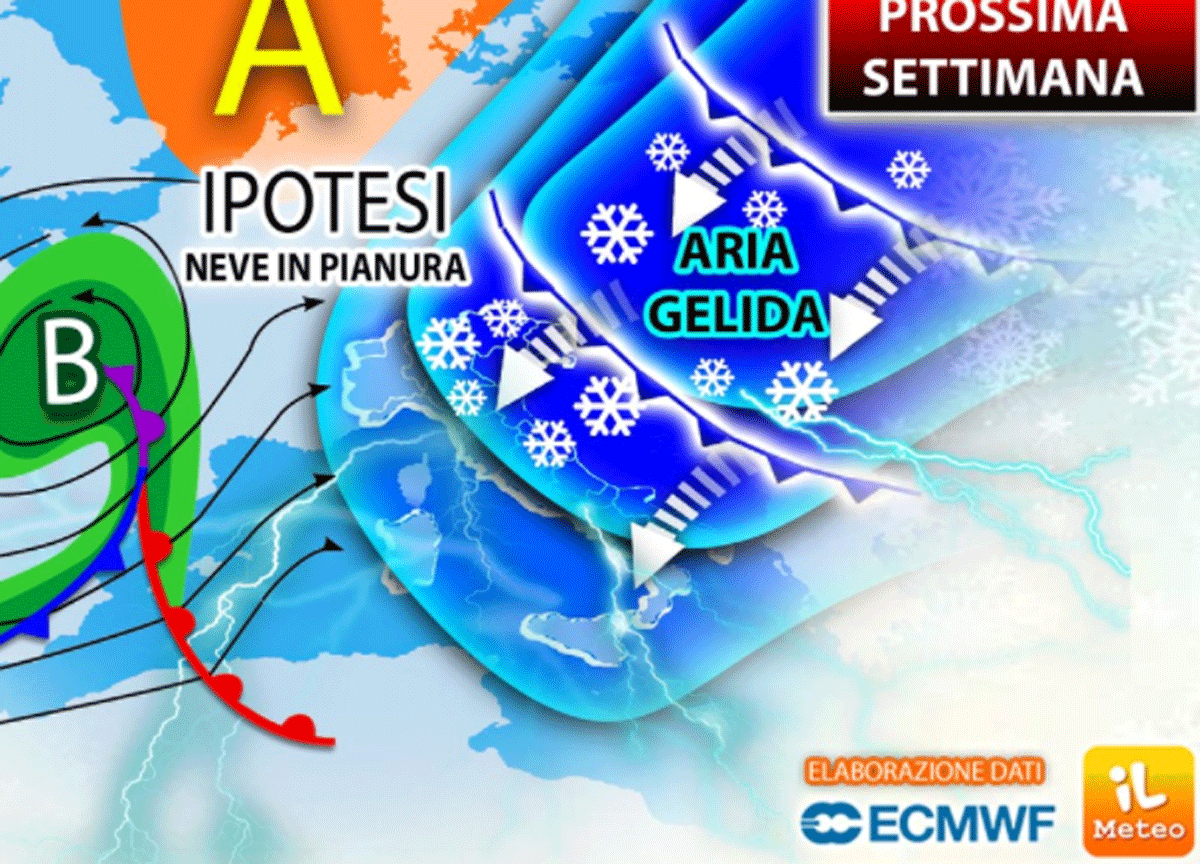 Meteo, gelo dalla Russia. Altro che primavera, neve in pianura al Nord