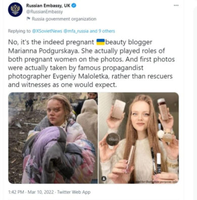 Ucraina: nata la figlia di Marianna, la blogger che “fingeva” il bombardamento