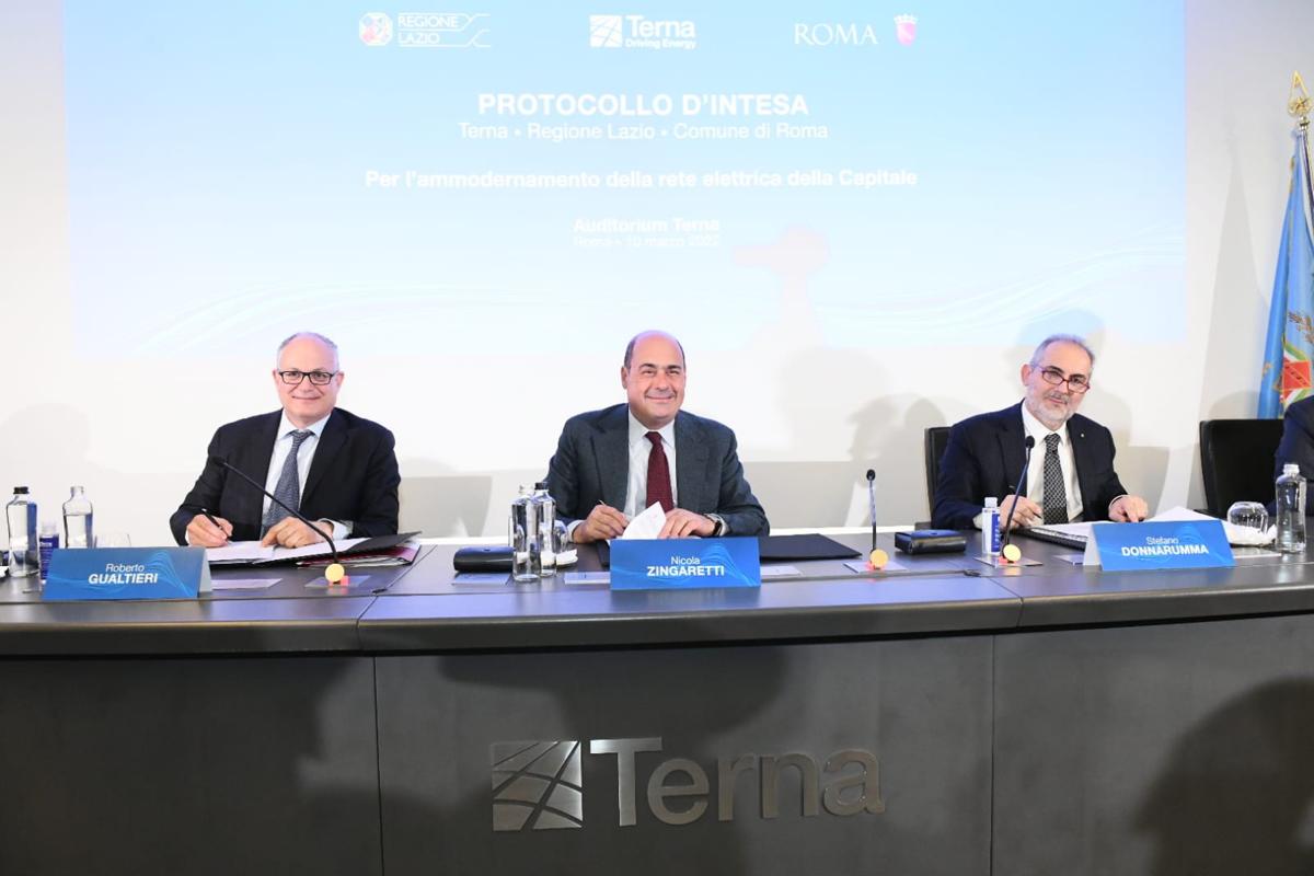 Terna, con Comune di Roma e Regione Lazio per rinnovare rete elettrica romana Terna, con Comune di Roma e Regione Lazio per rinnovare rete elettrica romana
