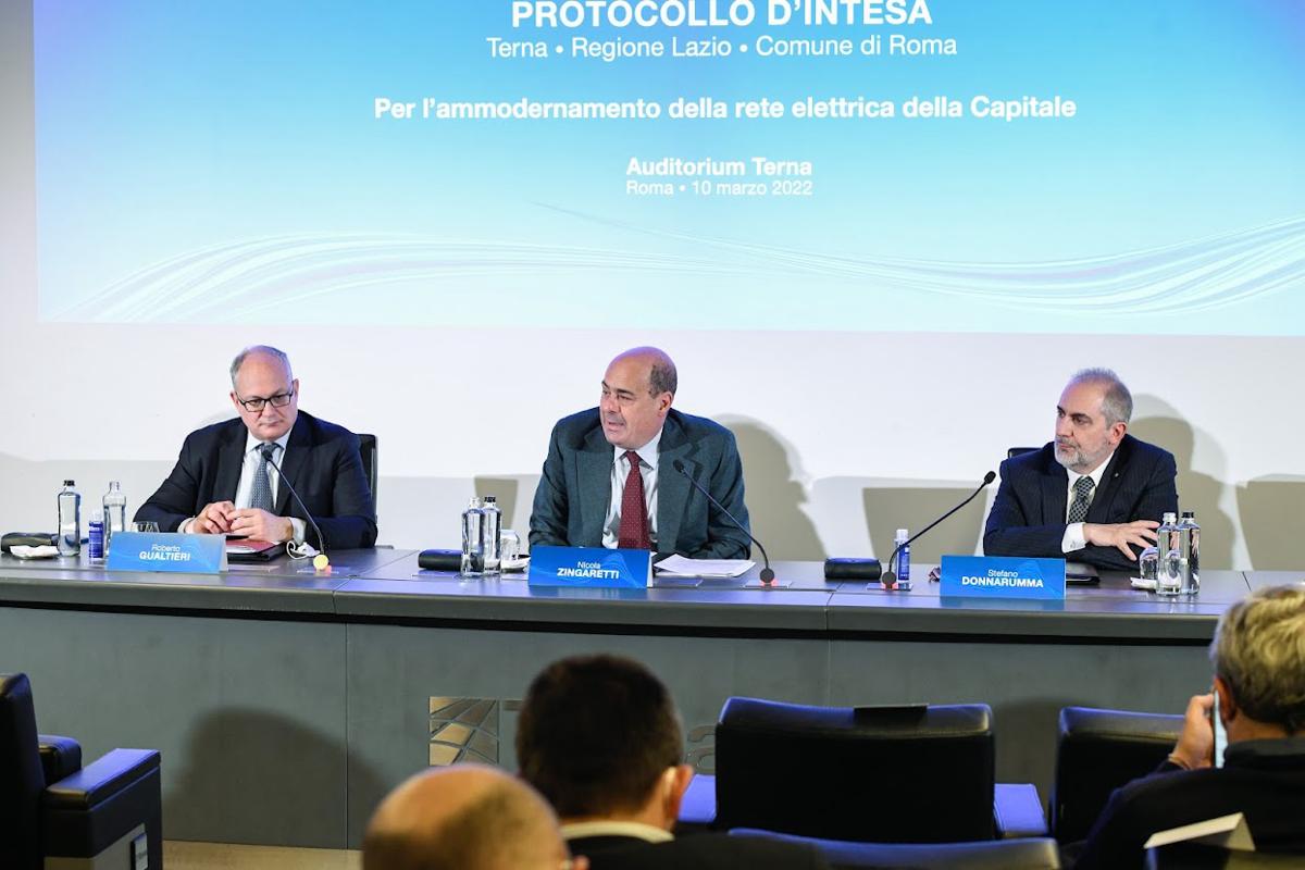 Terna, con Comune di Roma e Regione Lazio per rinnovare rete elettrica romana Terna, con Comune di Roma e Regione Lazio per rinnovare rete elettrica romana