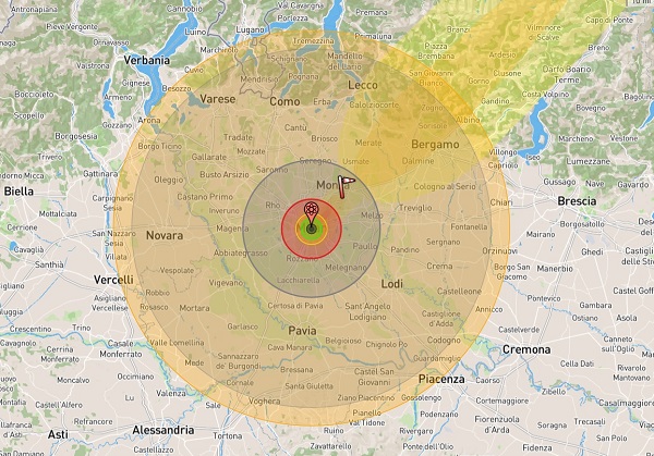 Bomba atomica su Milano: 2,7 milioni di morti. La simulazione