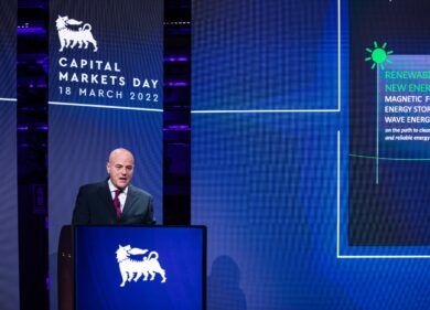Eni, presentato il piano strategico 2022-2025