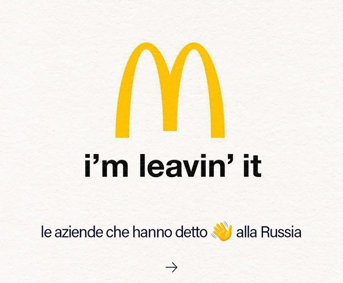 Put in Peace: lo sberleffo dell’arte allo “zar” che ha scatenato la guerra