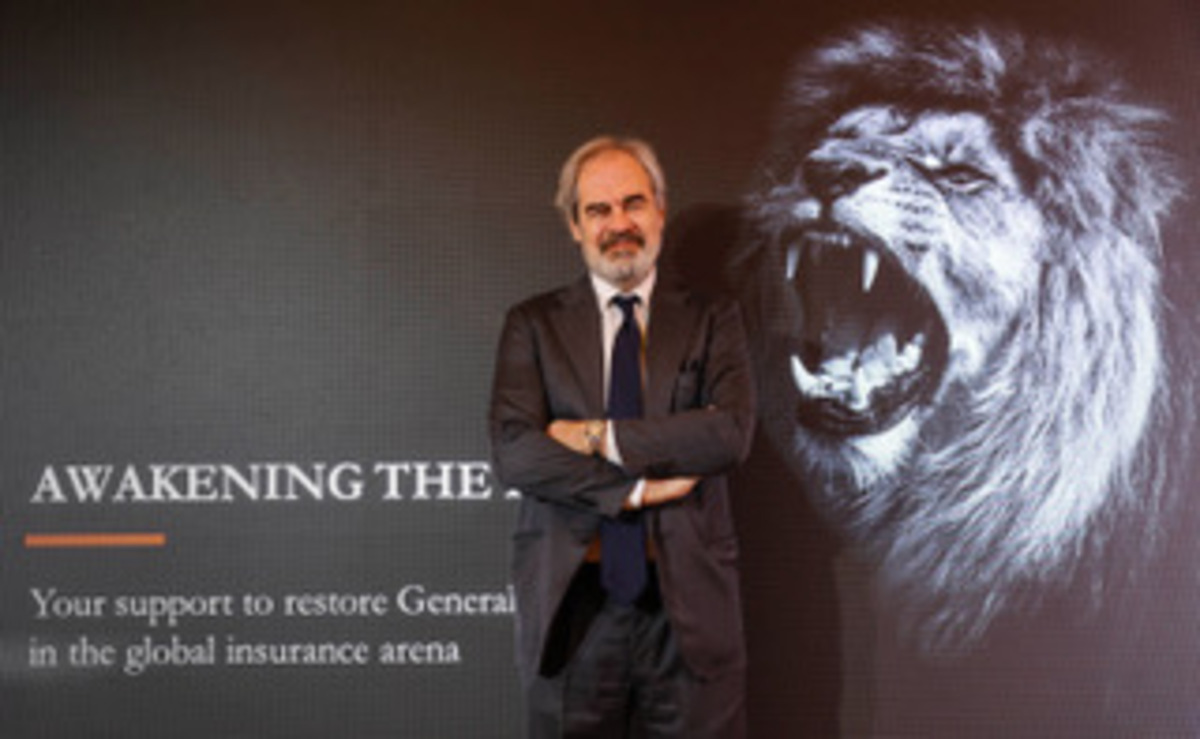 Generali, Calta promette più utili e 7 mld di M&A per “risvegliare il Leone” Generali, Calta promette più utili e 7 mld di M&A per “risvegliare il Leone”