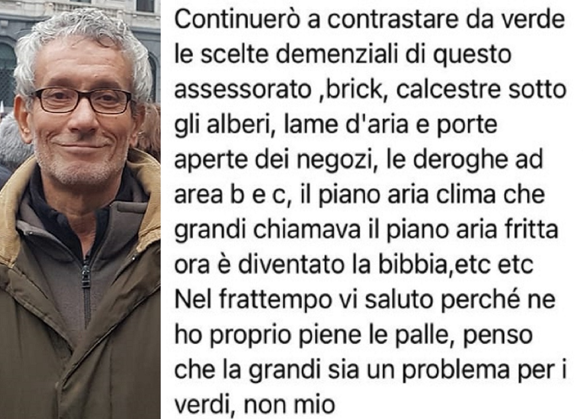 Strappo nei Verdi di Milano. Monguzzi: “Scelte demenziali” Strappo nei Verdi di Milano. Monguzzi: “Scelte demenziali”