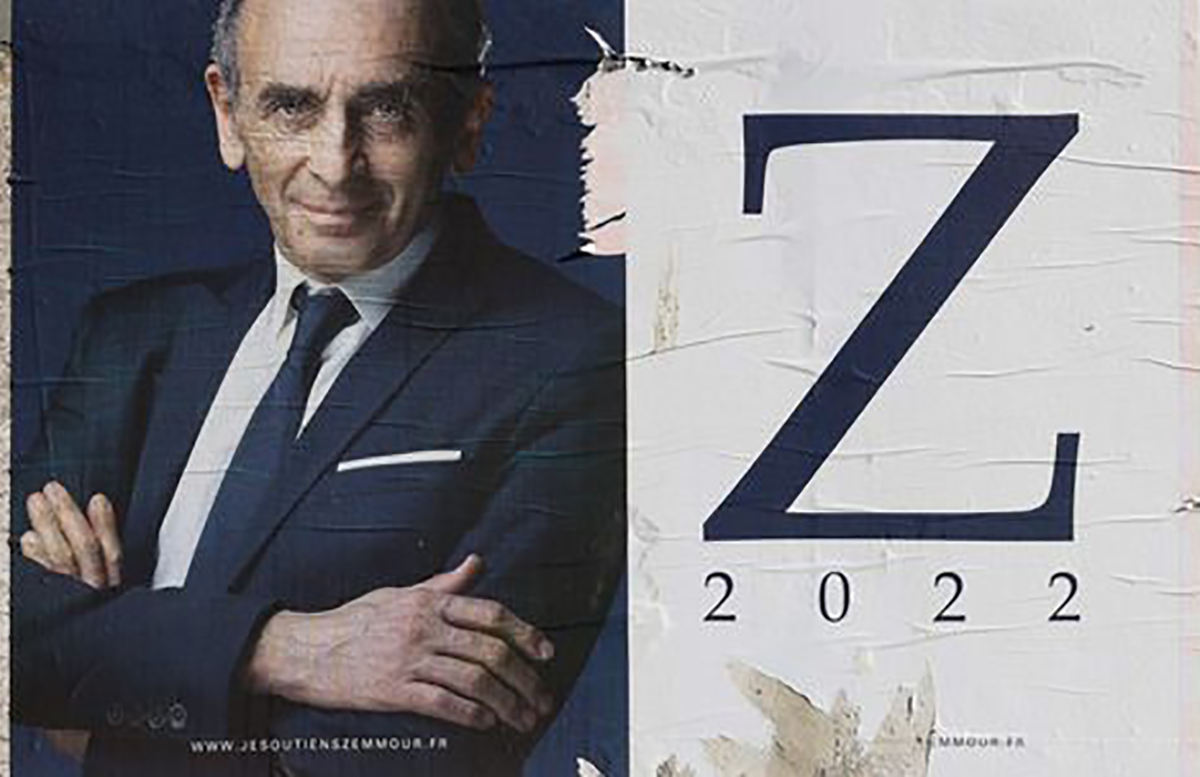 Elezioni Francia: Eric Zemmour in imbarazzo per quella Z che ricorda Putin Elezioni Francia: Eric Zemmour in imbarazzo per quella Z che ricorda Putin