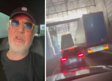 Briatore sclera in auto: “Monaco-Milano in sei ore: scandalo”. VIDEO