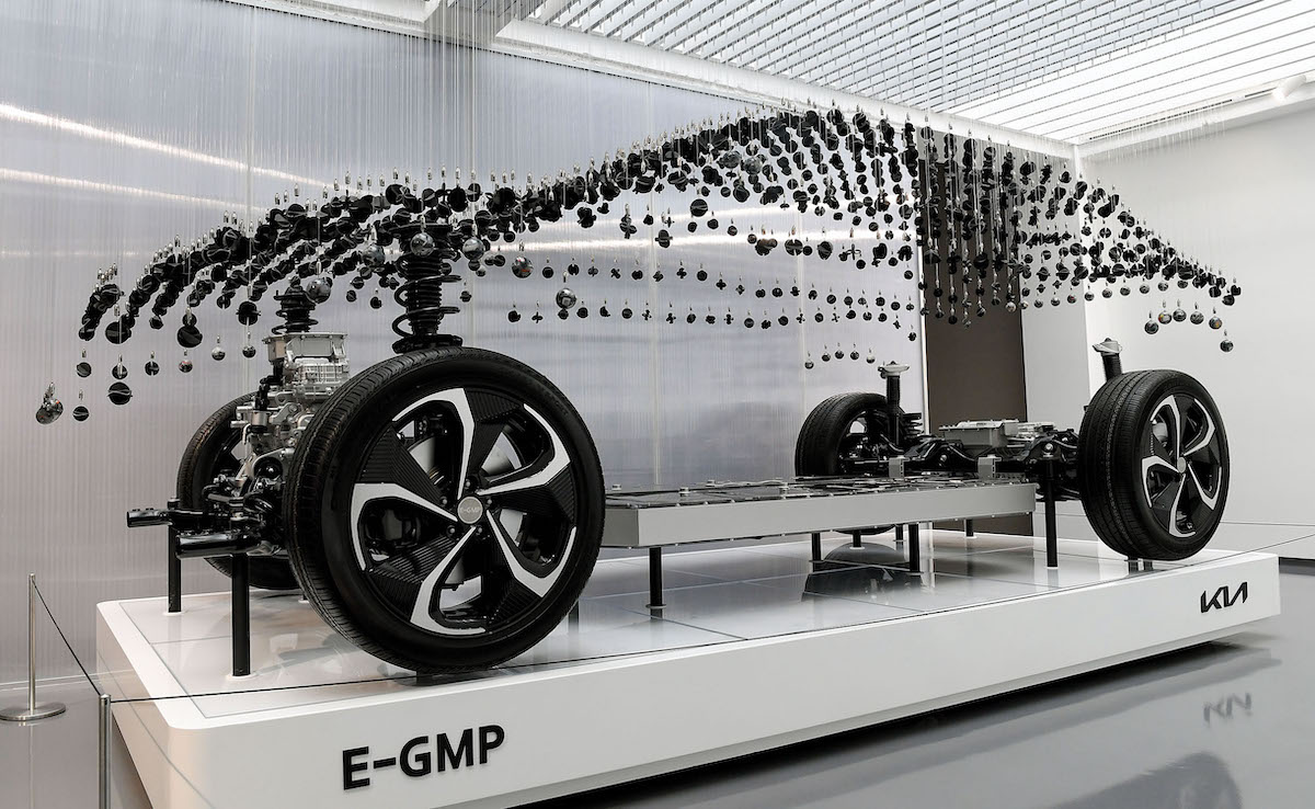Kia si aggiudica il Red Dot 2022 con la postazione  “EV6 Unplugged Ground”