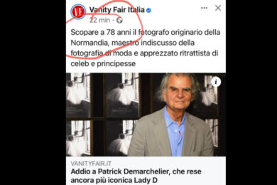 Incidenti del mestiere del giornalista basta dimenticarsi una lettera. Il post
