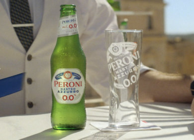Peroni, Nastro Azzurro 0,0%: al via la campagna pubblicitaria globale