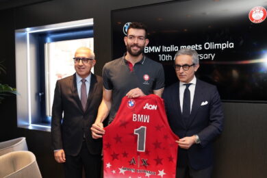 BMW e Olimpia Milano festeggiano dieci anni di partnership